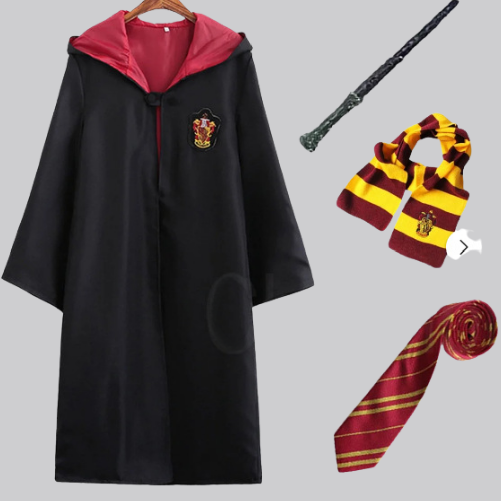 Complete Wizard Costume Set with Cloak and Accessories for All Ages