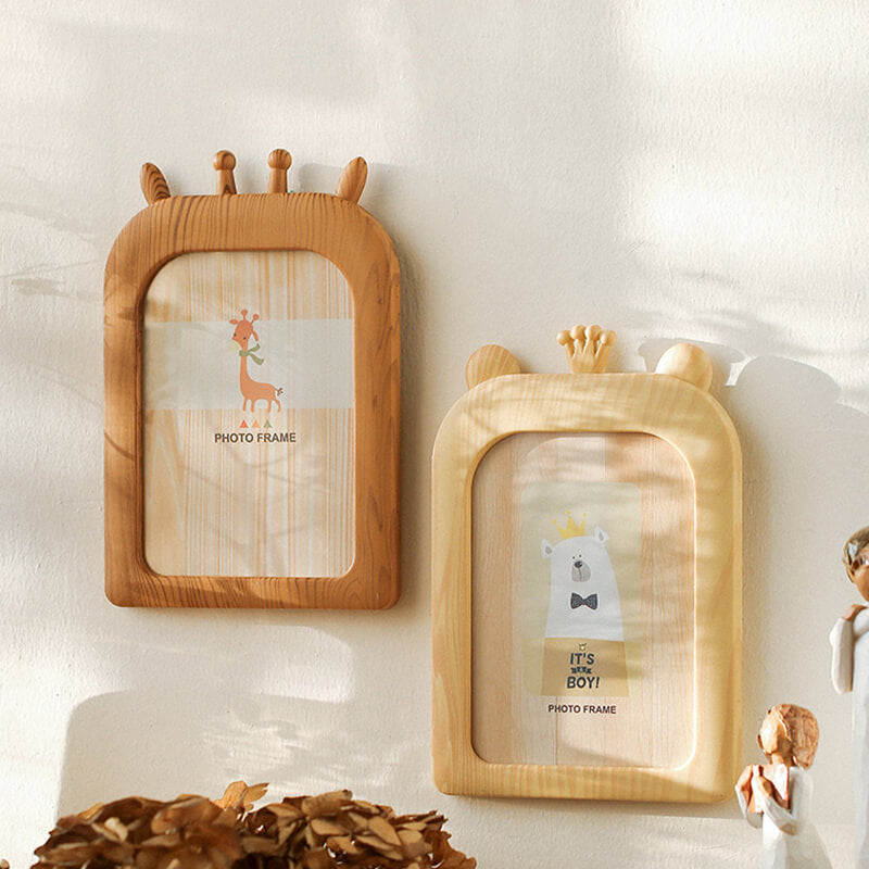 Tiered Cartoon Animal Picture Frame