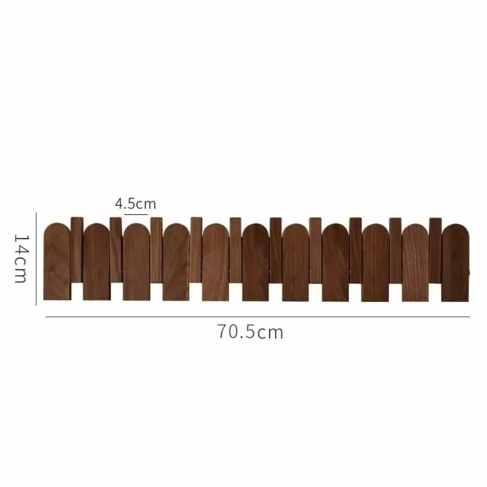 Piano Key Wooden Wall Coat Rack