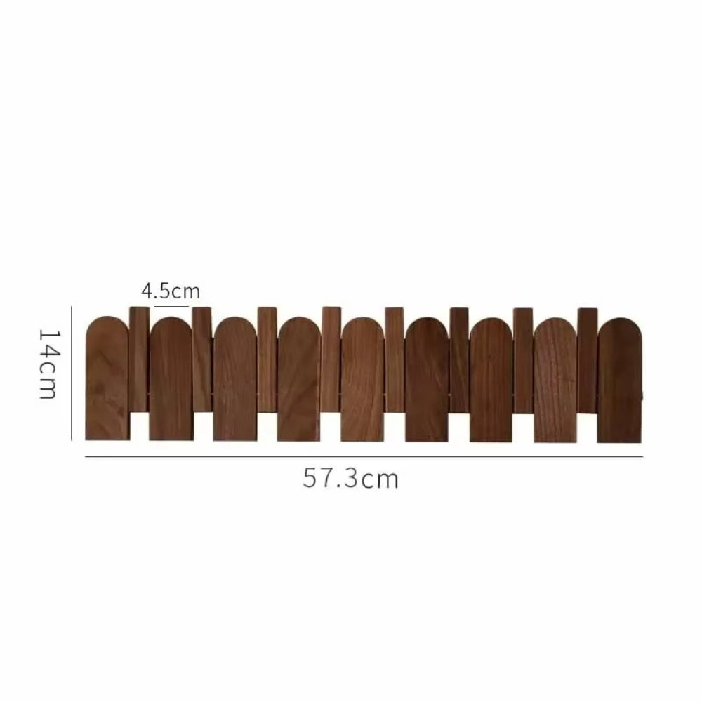 Piano Key Wooden Wall Coat Rack