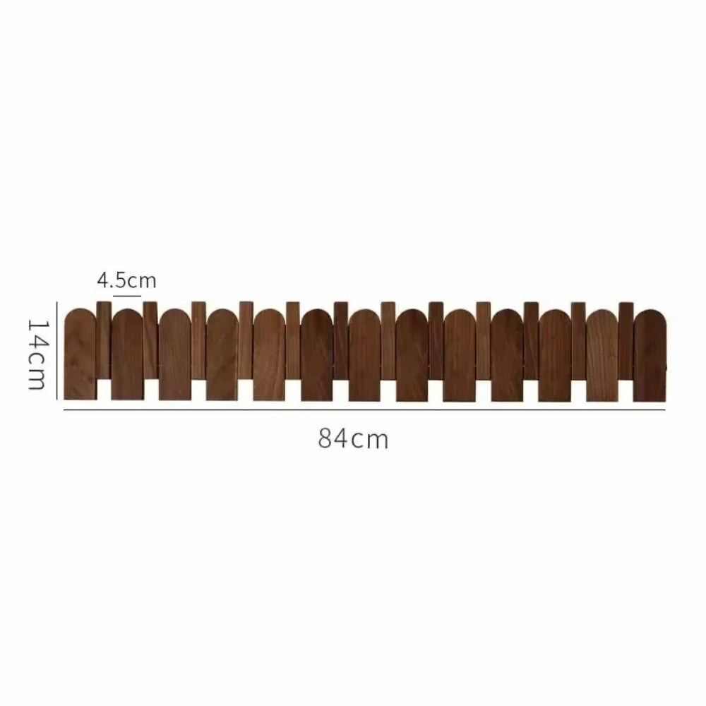 Piano Key Wooden Wall Coat Rack