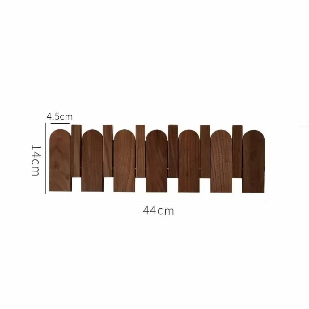 Piano Key Wooden Wall Coat Rack
