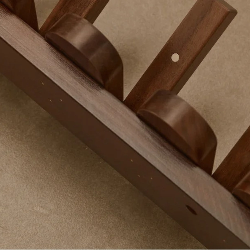Piano Key Wooden Wall Coat Rack