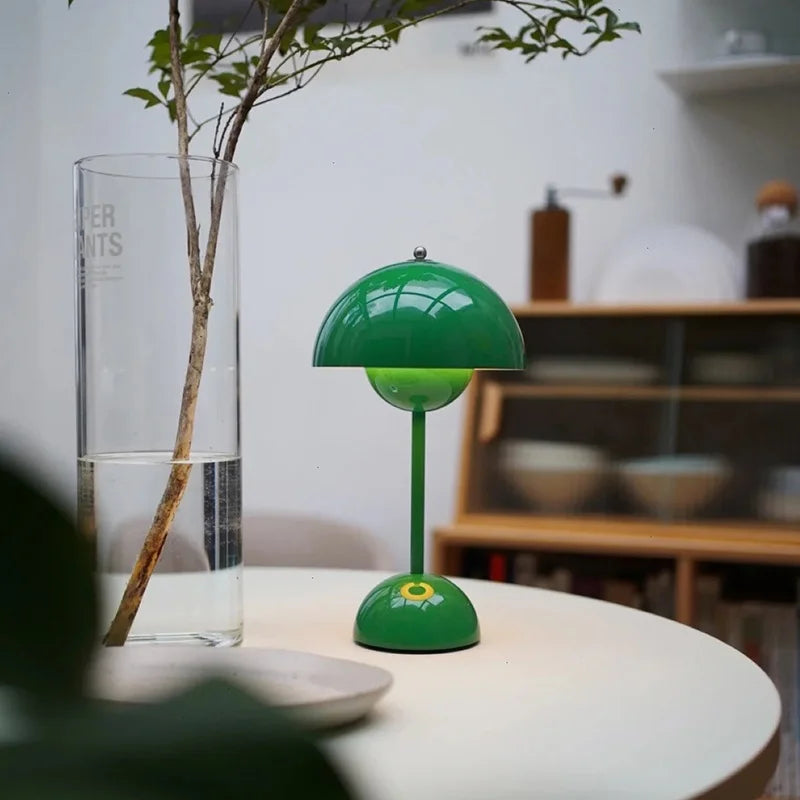 Cordless LED Table Lamp with Touch Control and Dimming Options
