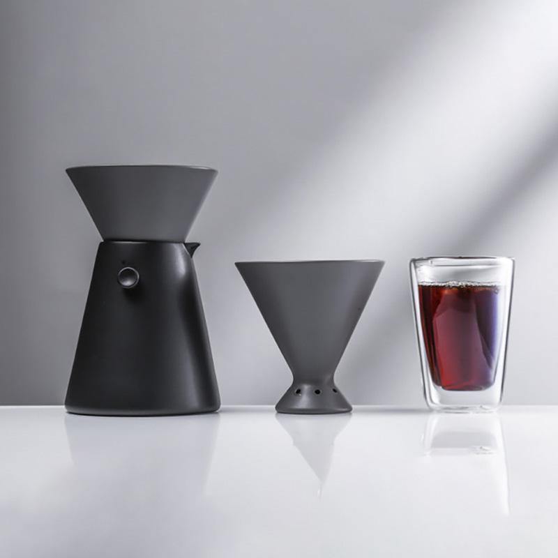 Ceramic Woodpecker V60 Pour-Over Coffee Dripper