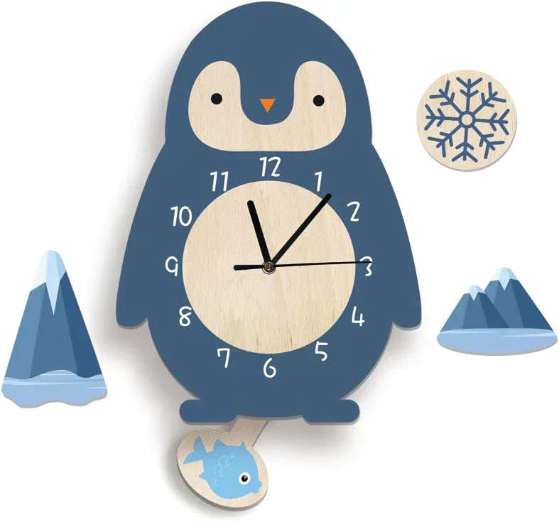 Cute Animal Wall Clock for Kids - ZooTime Design