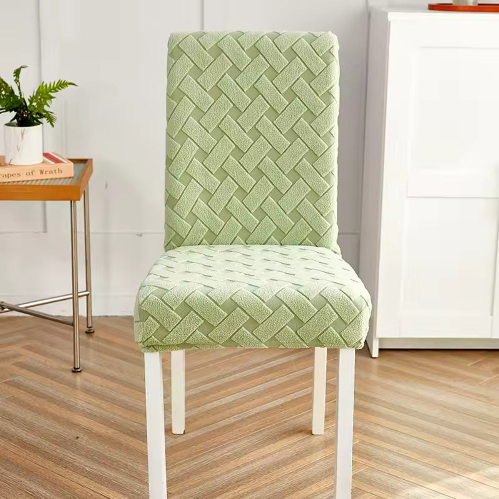 Stretchable Jacquard Chair Cover for Everyday Protection