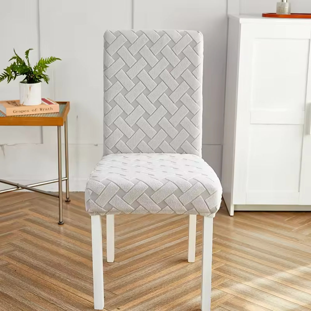 Stretchable Jacquard Chair Cover for Everyday Protection