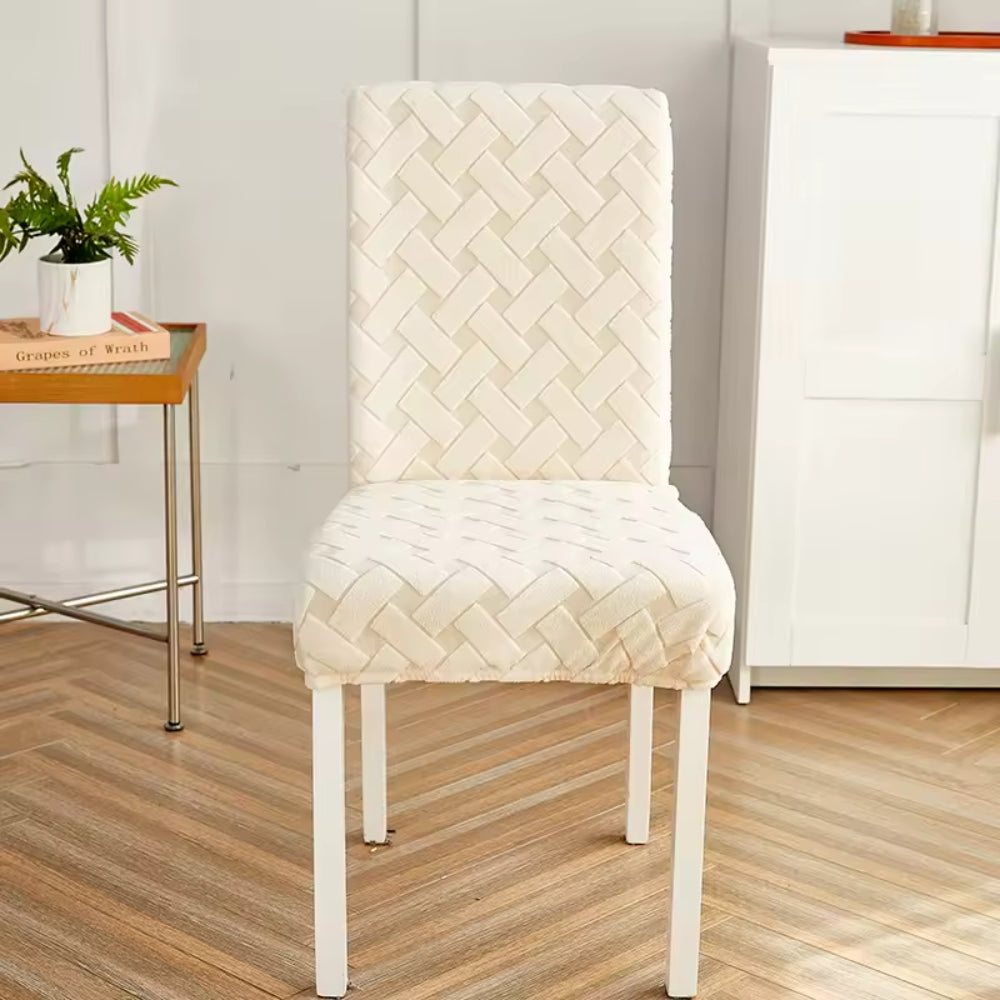 Stretchable Jacquard Chair Cover for Everyday Protection