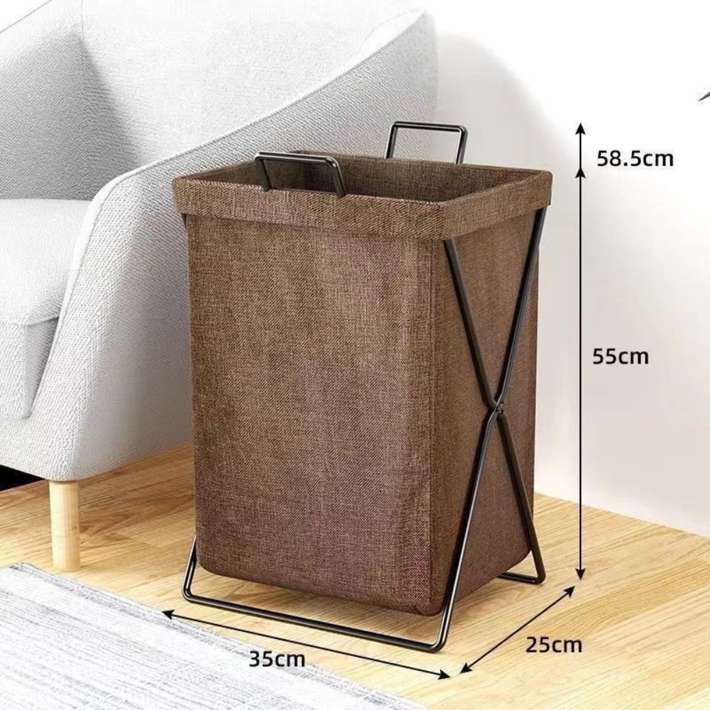 Foldable Water-Resistant Laundry Organizer with Sturdy Handles