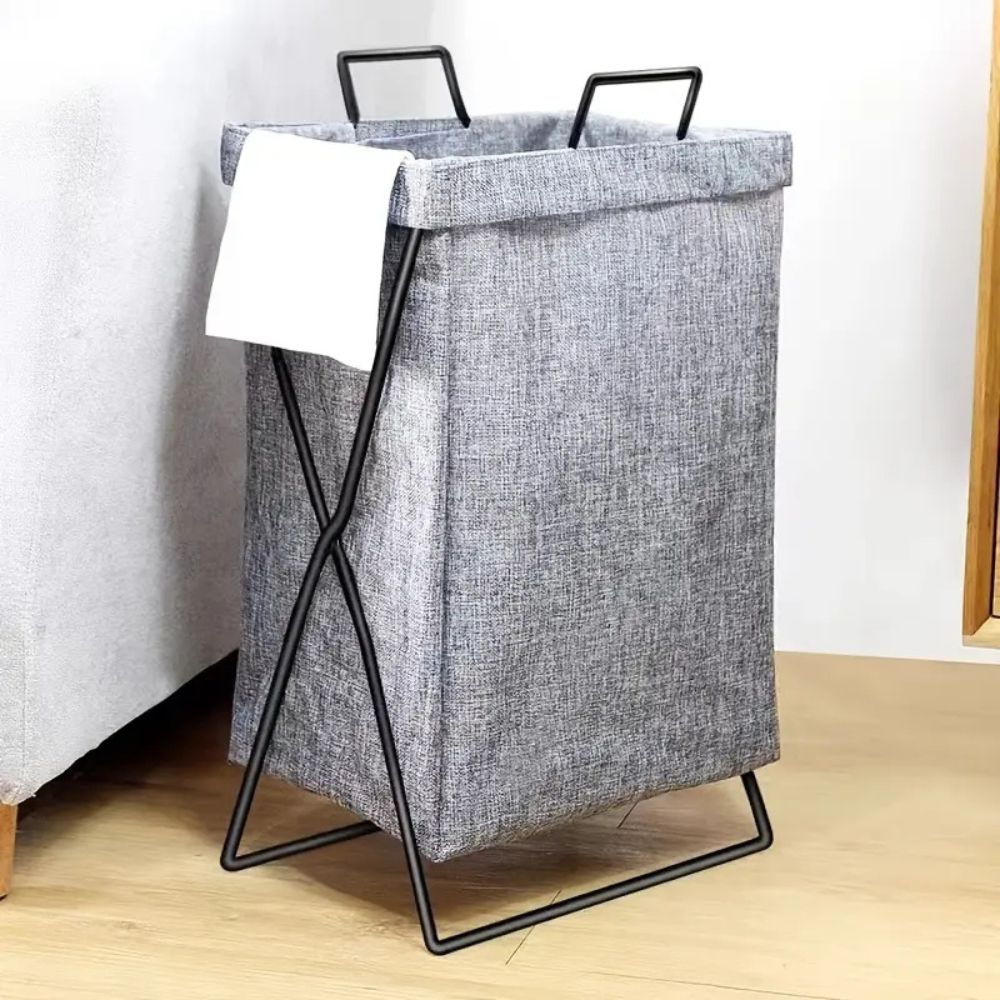 Foldable Water-Resistant Laundry Organizer with Sturdy Handles
