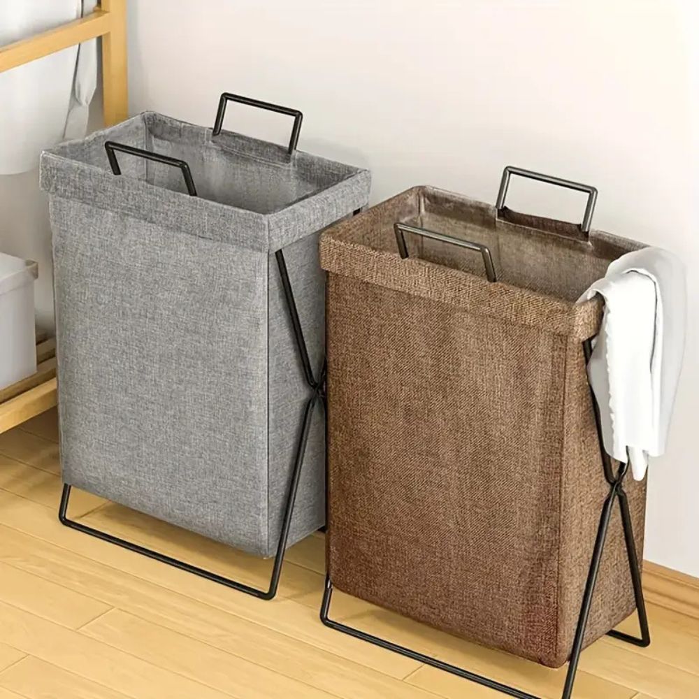 Foldable Water-Resistant Laundry Organizer with Sturdy Handles