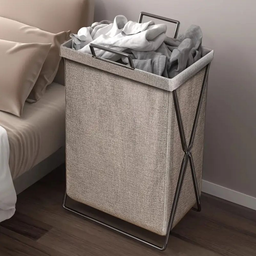 Foldable Water-Resistant Laundry Organizer with Sturdy Handles