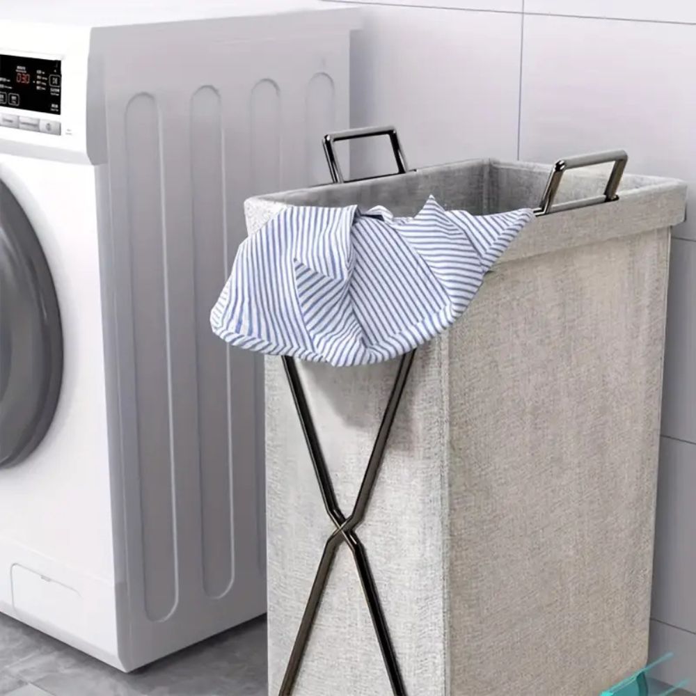 Foldable Water-Resistant Laundry Organizer with Sturdy Handles
