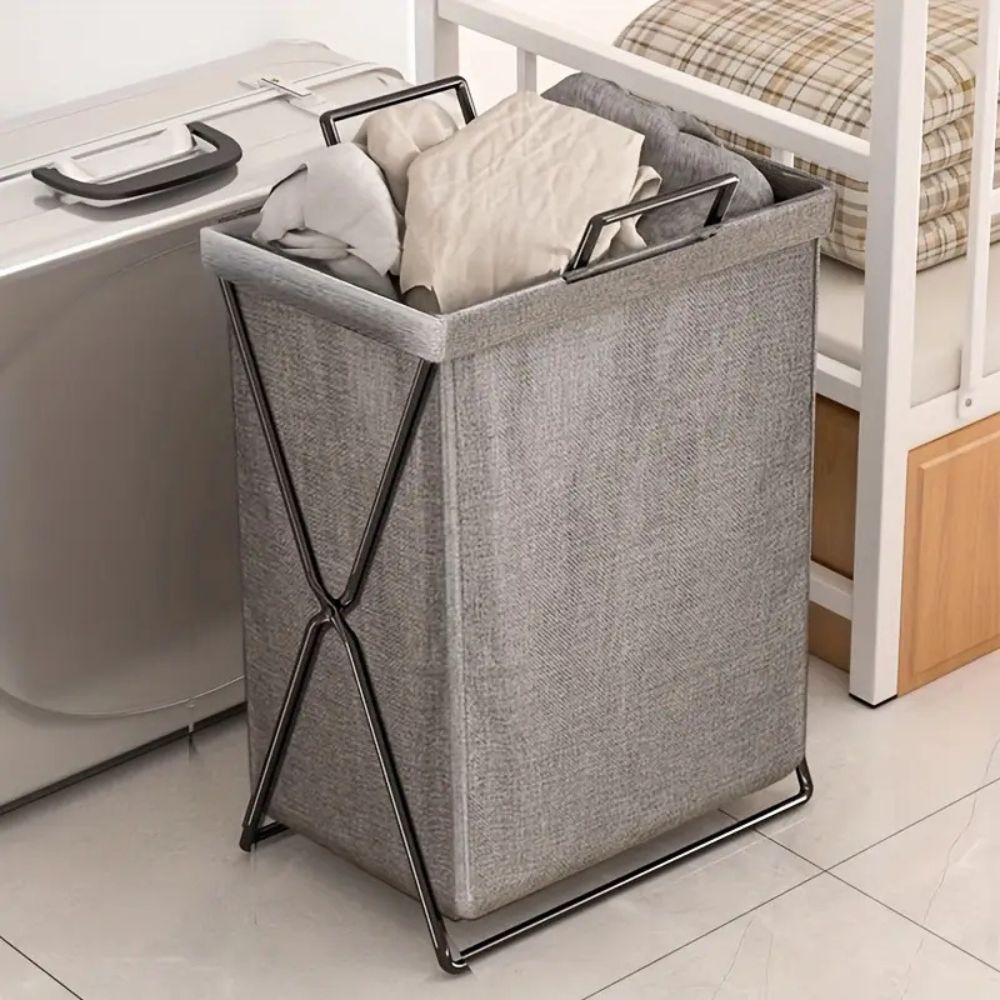 Foldable Water-Resistant Laundry Organizer with Sturdy Handles