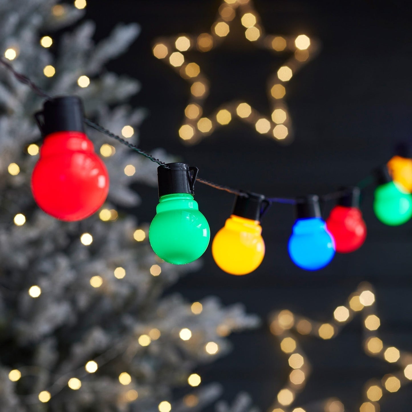 30 LED Multicolored Fiesta Party String Lights