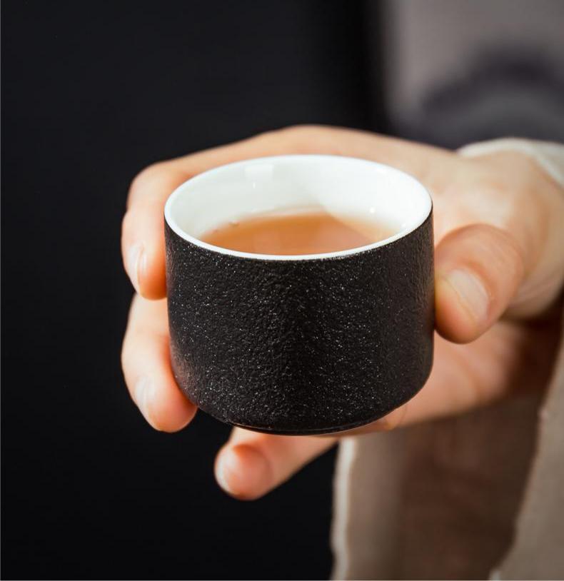 Japanese Minoyaki Kung Fu Tea Set with Teapot, Gaiwan, and Cups