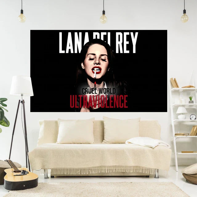 Lana Del Rey Aesthetic Wall Tapestry Poster