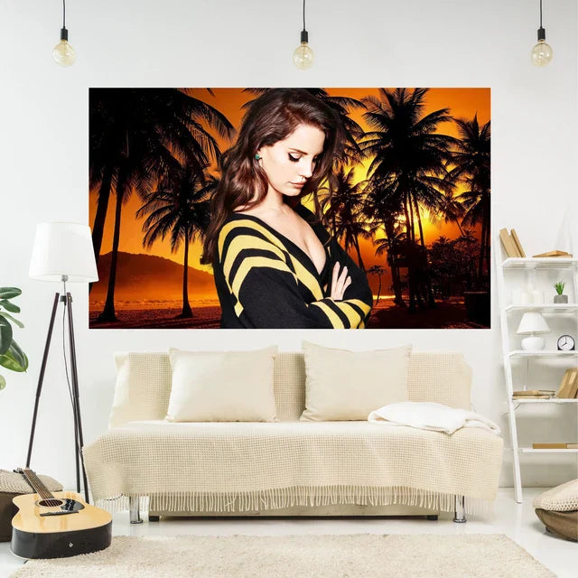 Lana Del Rey Aesthetic Poster Tapestry Wall Art