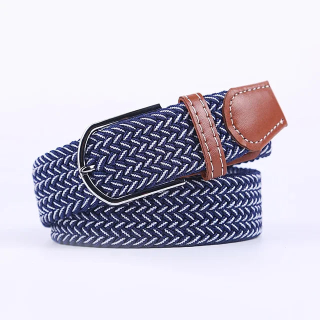 Casual Adjustable Stretch Belt in Elastic Fabric