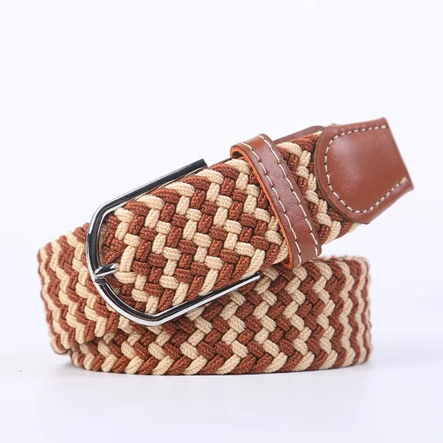 Casual Adjustable Stretch Belt in Elastic Fabric