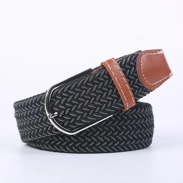 Casual Adjustable Stretch Belt in Elastic Fabric