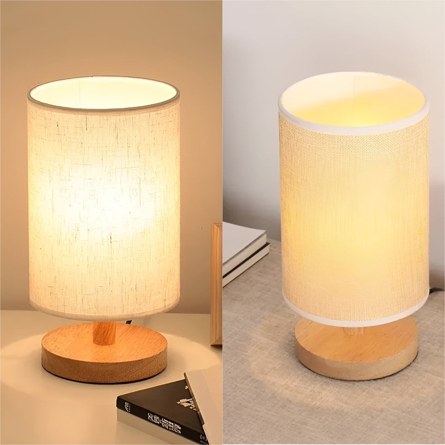 Modern LED Table Lamp with USB Connection - Elegant Gray or White Design