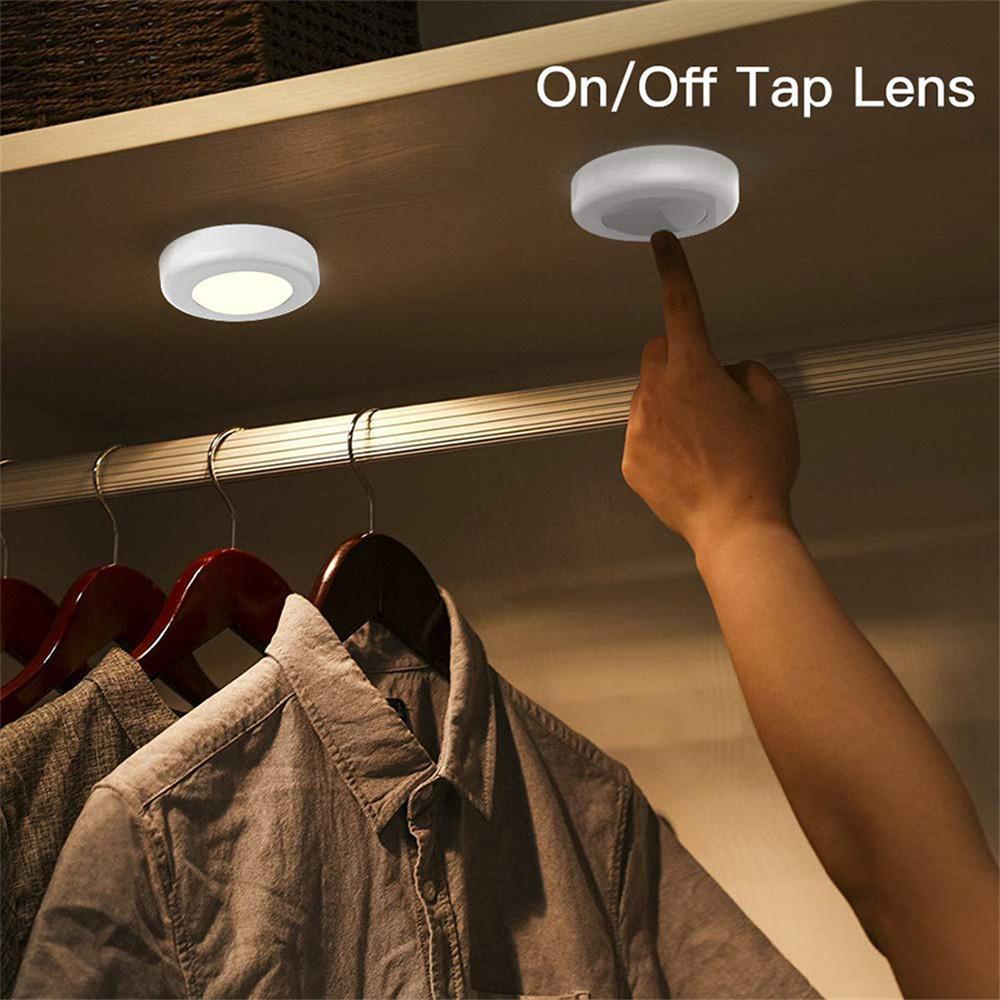 Wireless LED Touch Night Light with Remote Control