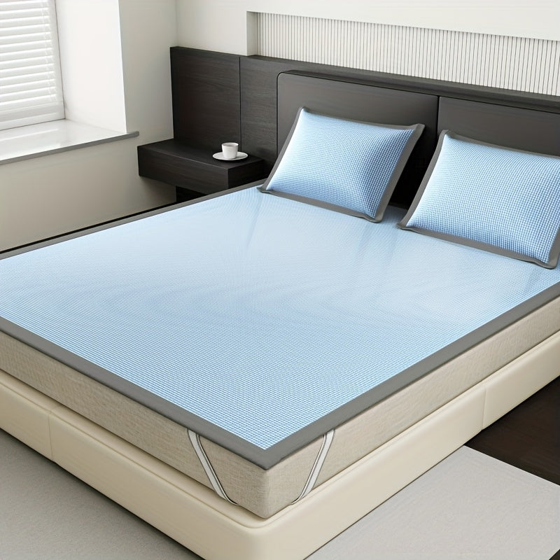 Cooling Ice Silk Mattress Protector with Pillowcases