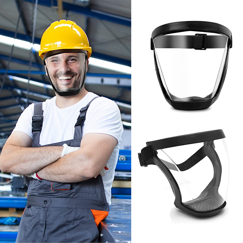 Anti-Fog Waterproof Full Face Shield with Adjustable Fit