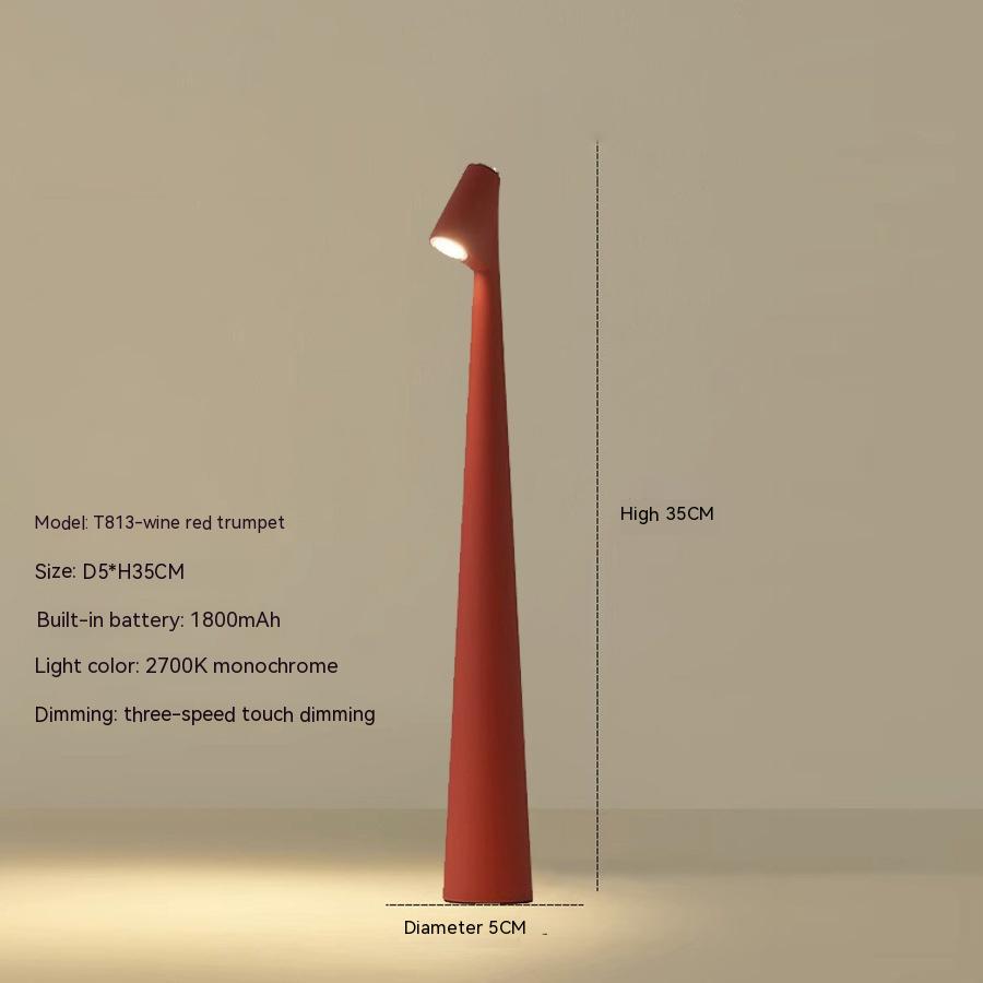 Rechargeable Modern LED Table Lamp - Cordless Metal Light