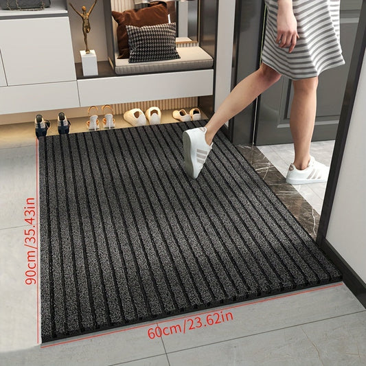 All-Weather Slip-Resistant Doormat – Stain and Fade Resistant Low Profile Mat for Indoor and Outdoor Use
