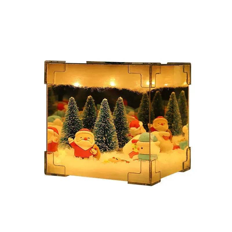 USB Christmas Cube Night Light Lamp