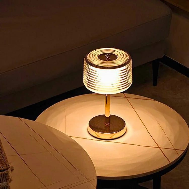 Ring-Shaped LED Table Lamp - Eco-Friendly GlowRing Design