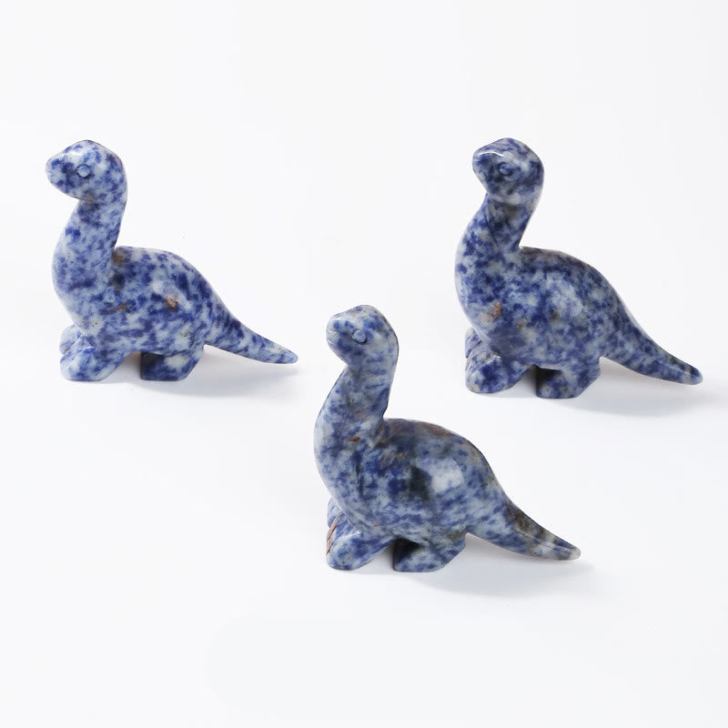 Crystal Dinosaur Gemstone Decor 2.5 Inch Natural Stone Figurine