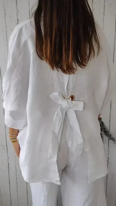Vivelle - Casual Button-Up Top
