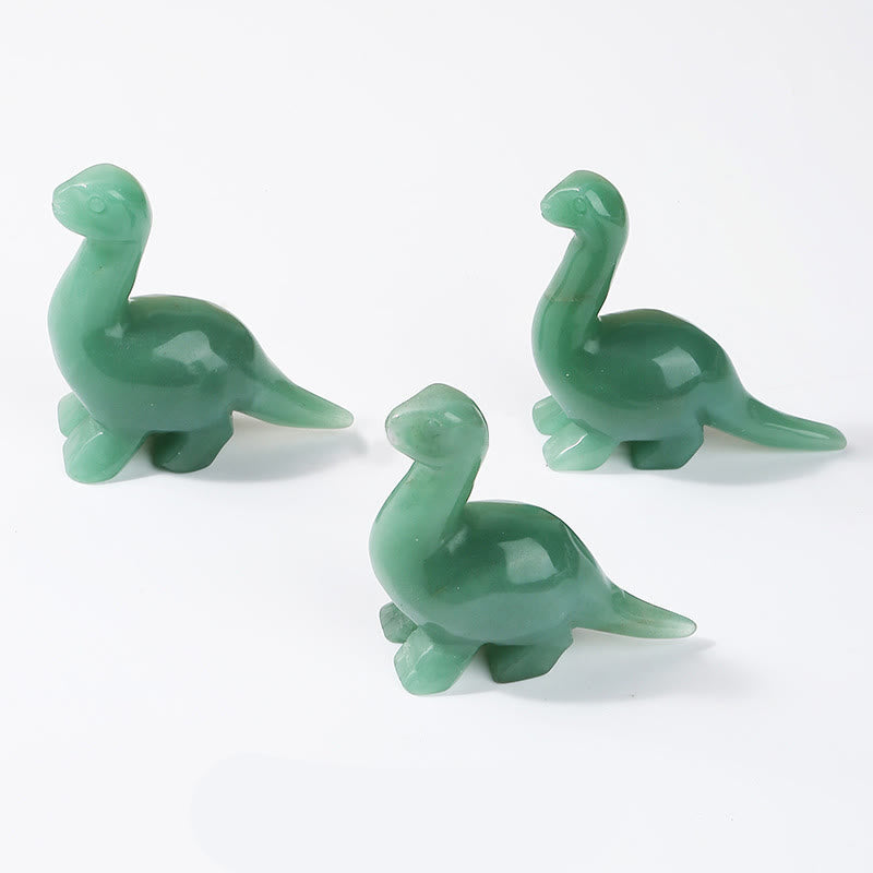 Crystal Dinosaur Gemstone Decor 2.5 Inch Natural Stone Figurine