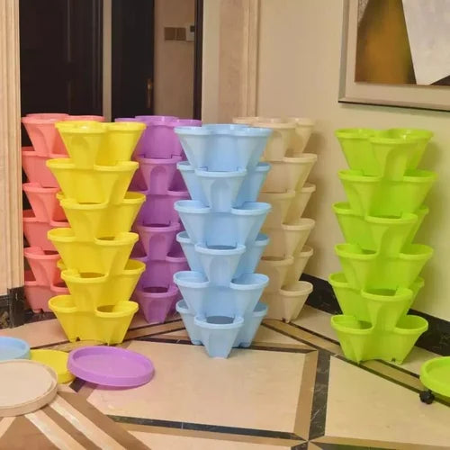 Vertical Garden Planter System - Space-Saving PlantStack