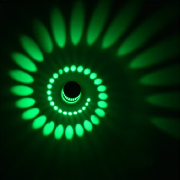 Spiral LED Downlight Fixture - Energy-Efficient Wall/Ceiling Lamp