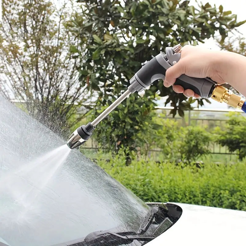 High-Pressure Washer with Adjustable Nozzle and Soap Tank
