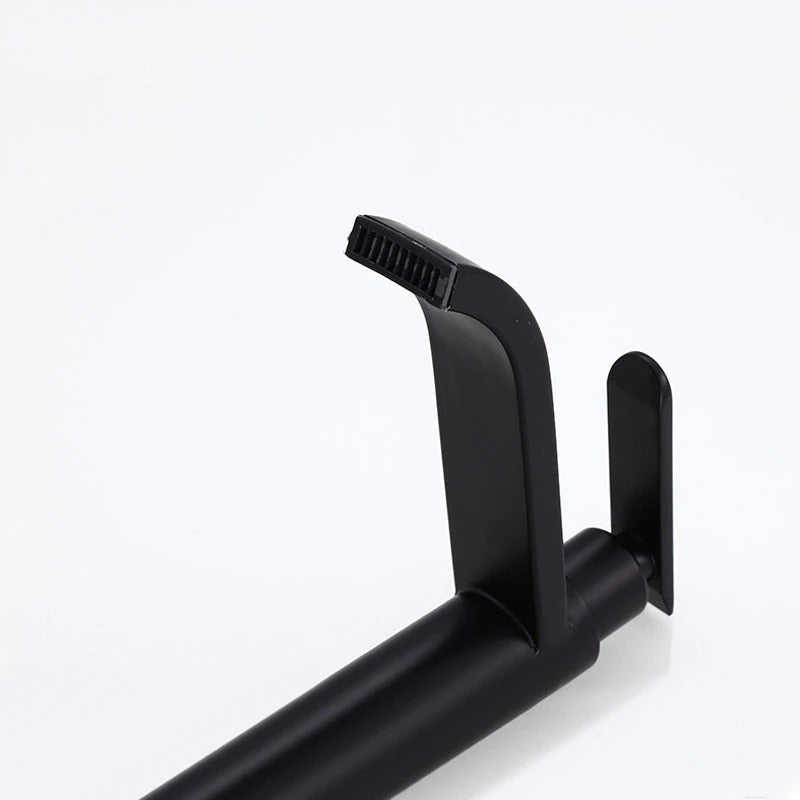 Matte Black Single Handle Cold Water Faucet for Sink