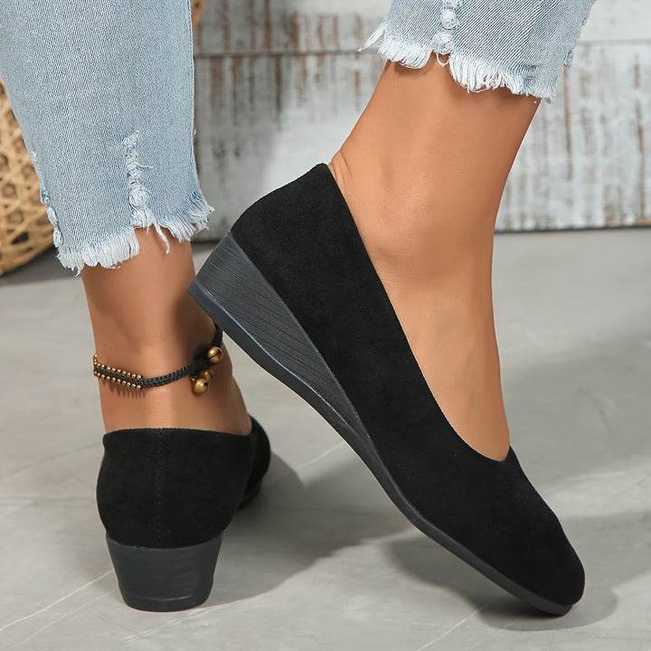 Éliane | Comfortable Wedge Heel Flats