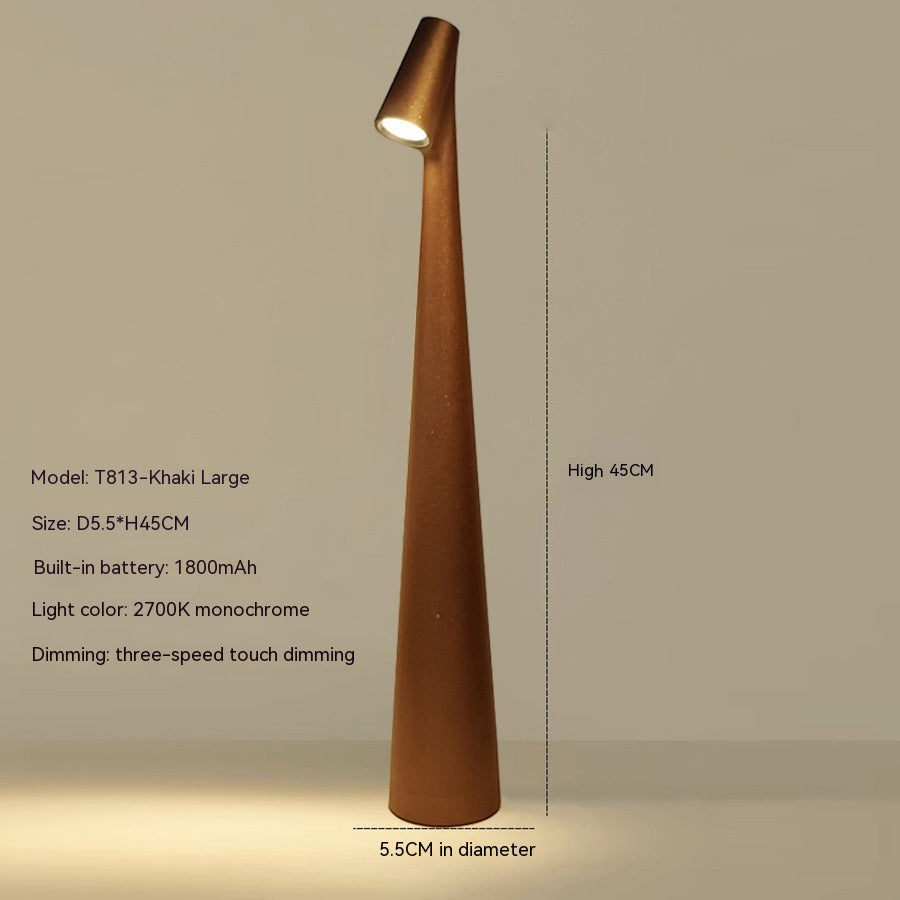 Rechargeable Modern LED Table Lamp - Cordless Metal Light