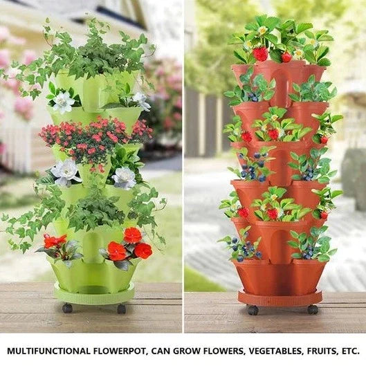 Vertical Garden Planter System - Space-Saving PlantStack