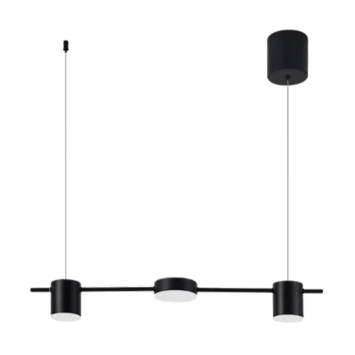 Modern Aluminium Drum Pendant Light with Adjustable LED