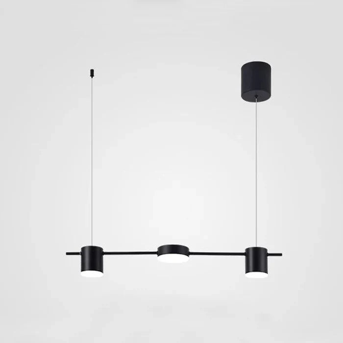 Modern Aluminium Drum Pendant Light with Adjustable LED