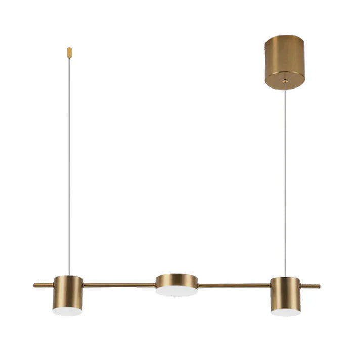 Modern Aluminium Drum Pendant Light with Adjustable LED