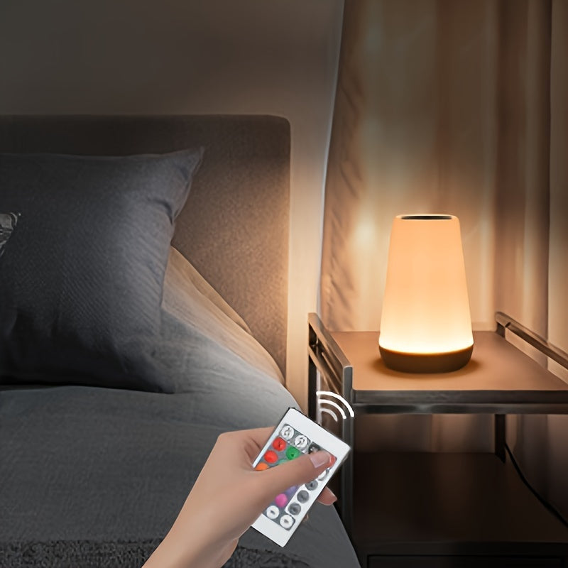 Wireless Rechargeable LED Night Light with Dimmable Color Modes