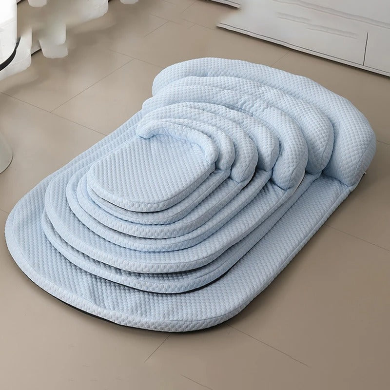 Cooling Silk Mattress for Pets - Breathable Foam Bed