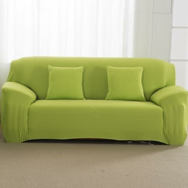 Stretchable Slipcover Sofa Protector in Plain Color